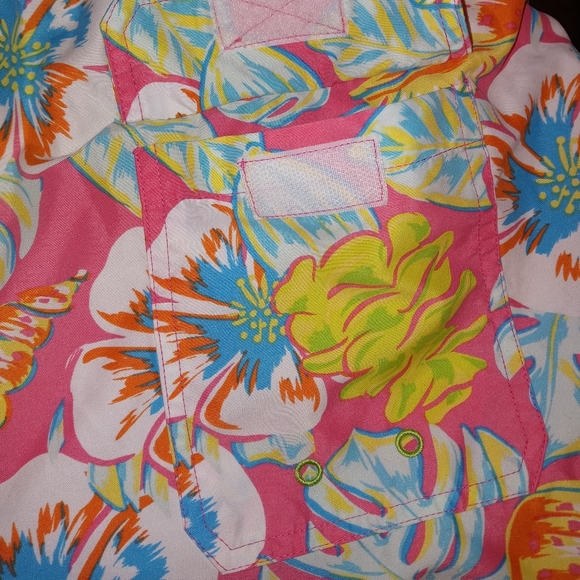 Vineyard Vines | Swim Trunks Hawaiian Floral Print Men's Size Medium - Picture 5 of 14